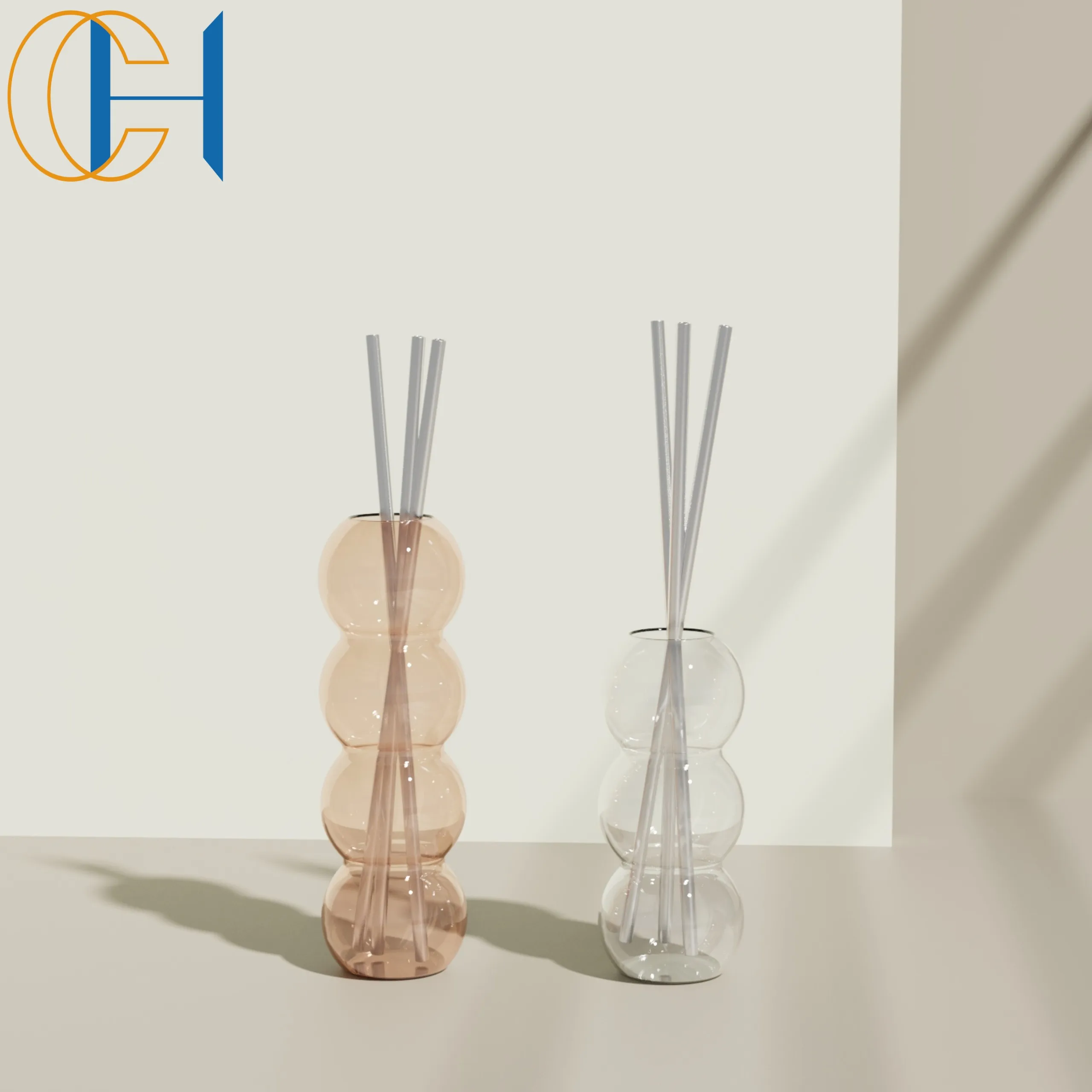 C&H Wholesale Customized Ball Tanghulu Shape Cute Relaxing Room Decoration Healing Fragrance Oil Everlasting Candle