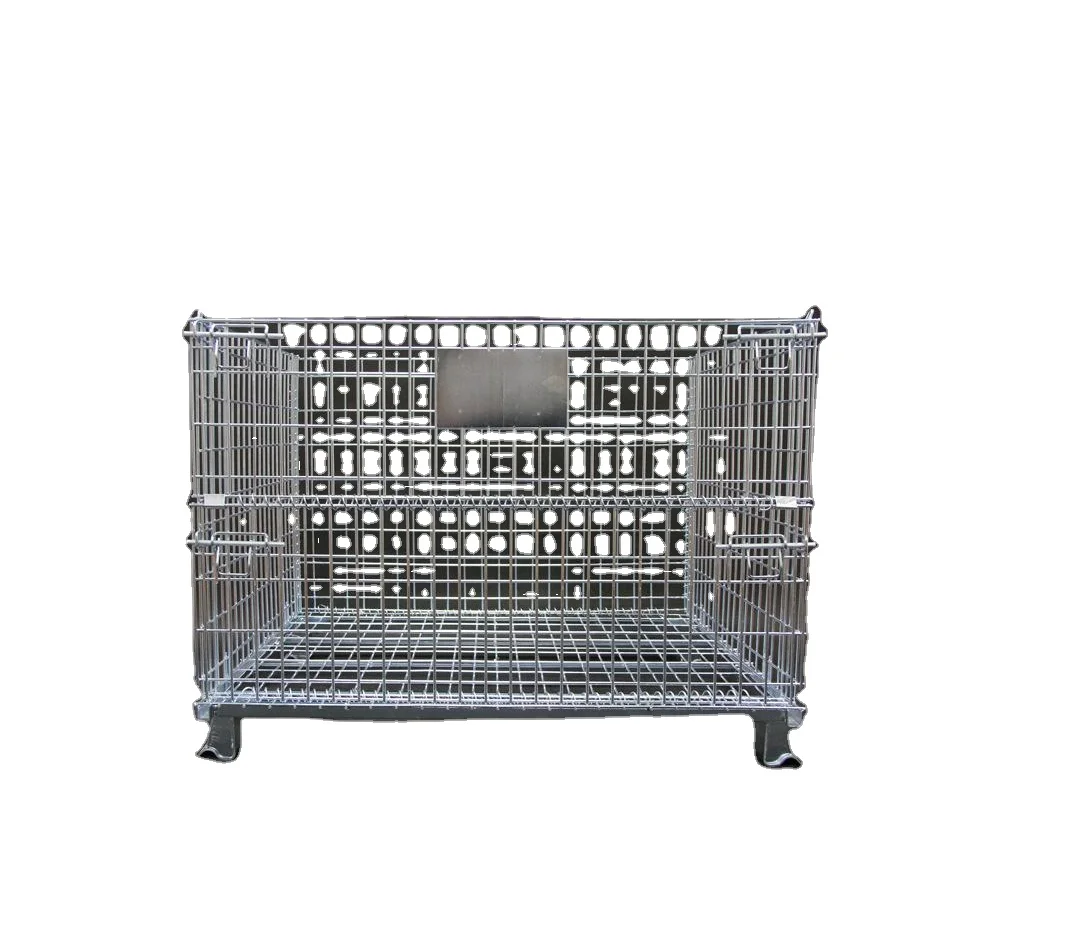 2 protective chain link Storage cages for farms, stadiums, supermarkets, factories. Barbed  wire mesh fence