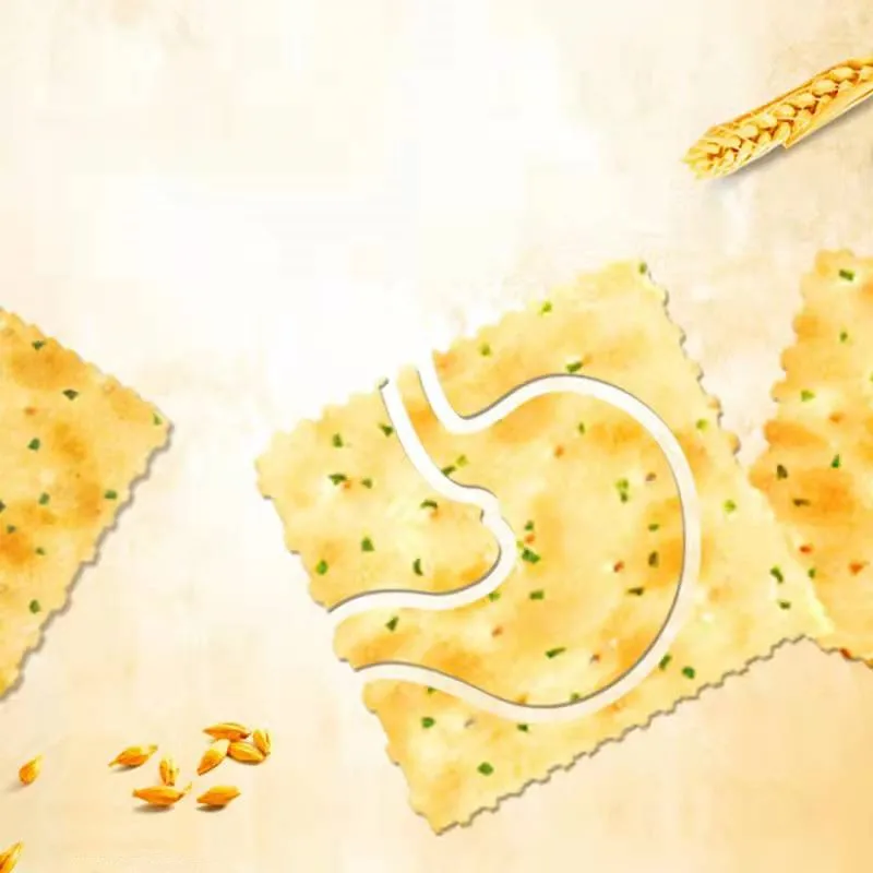 Wholesale healthy cracker biscuits fruit & vegetable snacks crispy and salty biscuit cookies