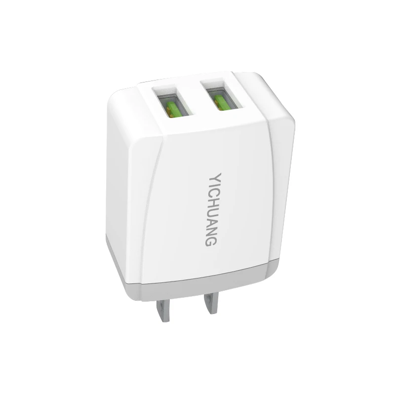 YC-209B New Hot Selling Fast Charging Dual USB Charger Adapter Mobile Phone