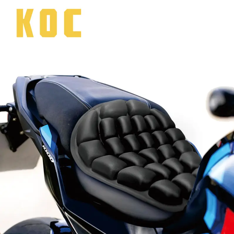 Inflatable Motorcycle Seat Cushion Shock Absorption Pressure Relief cushion Suitable for Various Motorcycle Sports or Cruising