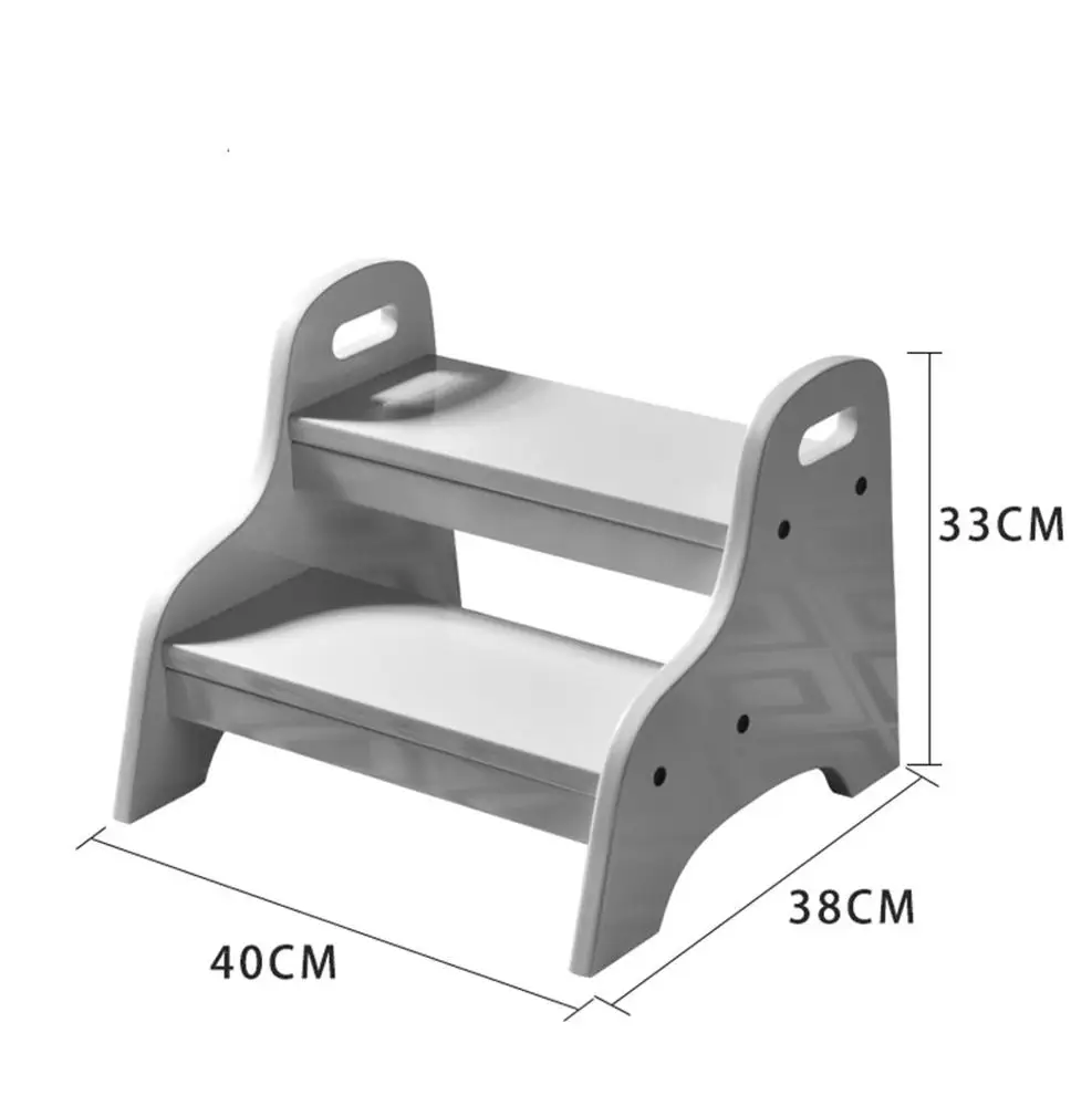 Bathroom Foot Stool Step Stool for Children White