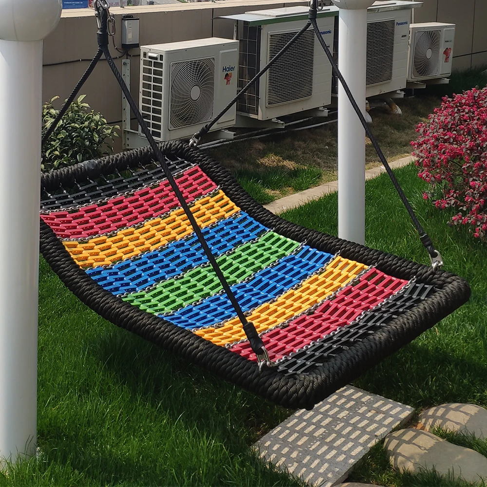 Heavy Load Outdoor Garden Adult Swing Playground Equipment Combination Rope Net Swing Sets