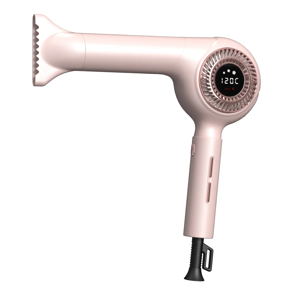 Gift Pink Nano Classic Hair Dryer Pistol Grip High Performance Hair Blow Dryer Negative Ionic BLDC Motor Hairdryers