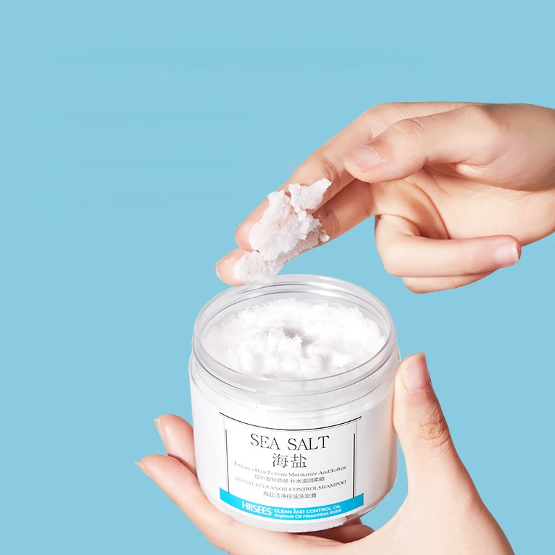 Hair Care Shampoo Anti Dandruff Exfoliator Sea Salt Scalp Scrub