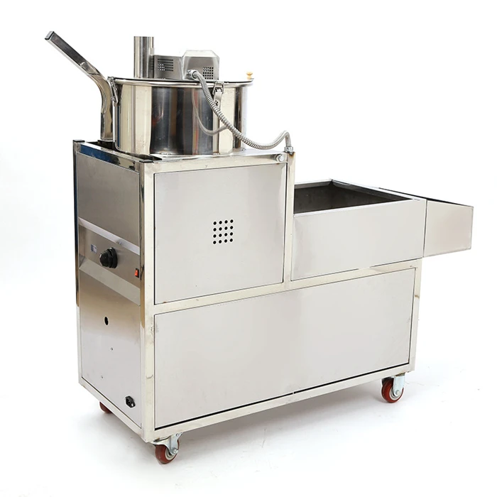factory price and high quality air popping popcorn vending machine with electric mixer function