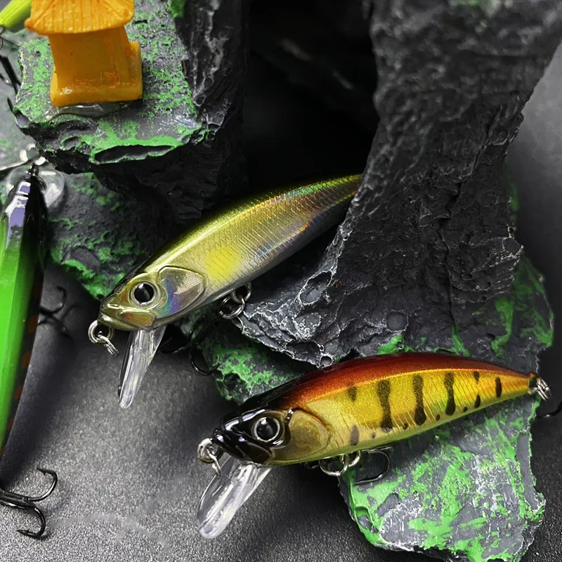 Unique Features Hard Squid Jigging 8 Color 100 Pcs Top Water Whopper Minnow Jointed Set Lures Fishing