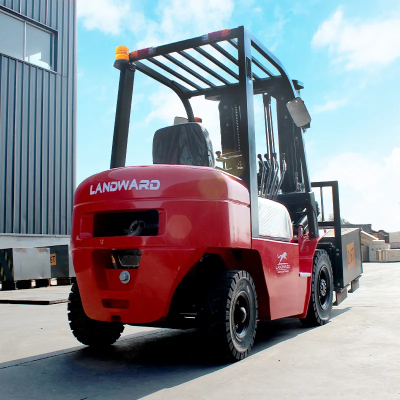 Free Shipping Euro 5 EPA Off-Road Diesel Forklift 4WD All Terrain Wheel Forklift 3 Tons