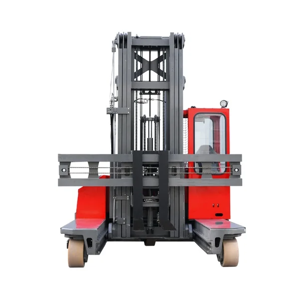 3.5 Ton side loader 4 way electric reach forklift for warehouse multi direction electric long material forklift