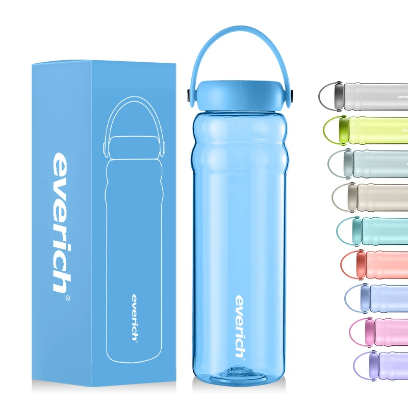 Customized 1000 ML Bpa Free Reusable Clear Gym Plastic Waterbottle 1L Motivational Sport Ps Tritan Nalgene Water Bottle
