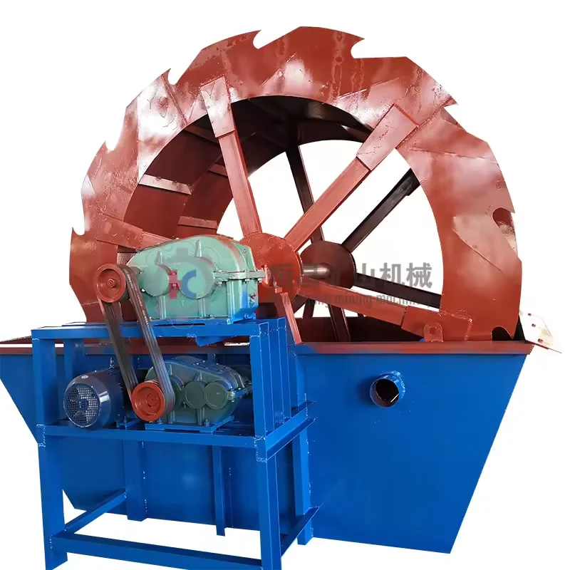 Large Scale Mining Wheel Bucket Sand Washing Machine Tungsten Sea Sand Quartz Sand Filtration Cleaning Desliming Equipment