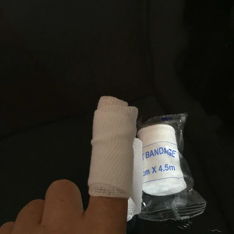 Crepe bandage medical PBT bandage fixed binding non-woven elastic bandage