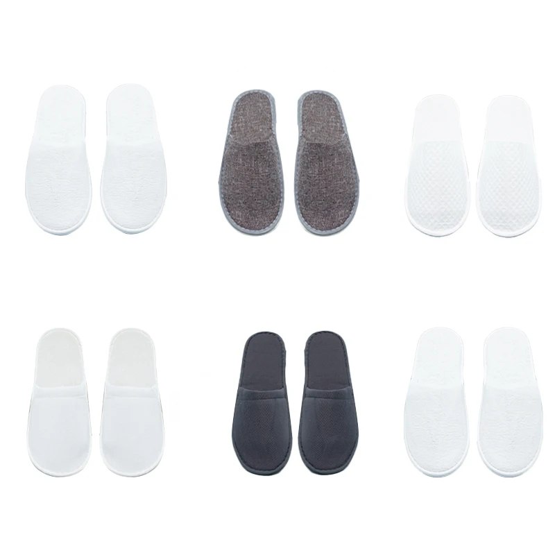 5 Star Hotel Disposable Slippers Custom Luxury Soft Slipper With Logo Support Customization For Guest Room And Spa