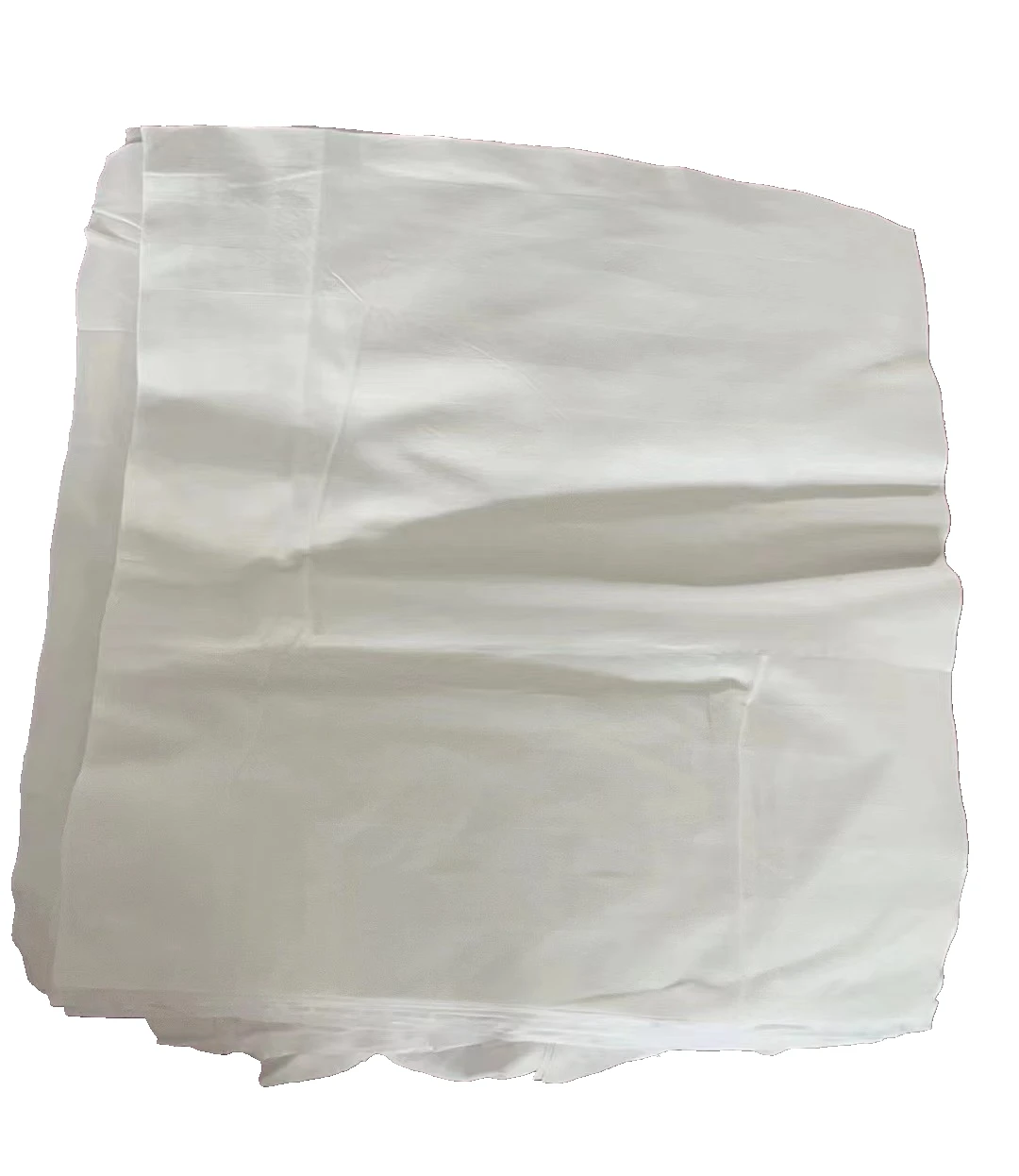 white cotton sheeting rags cycling from hotel wiping rags scraps 10KG 25KG used bed sheet rags