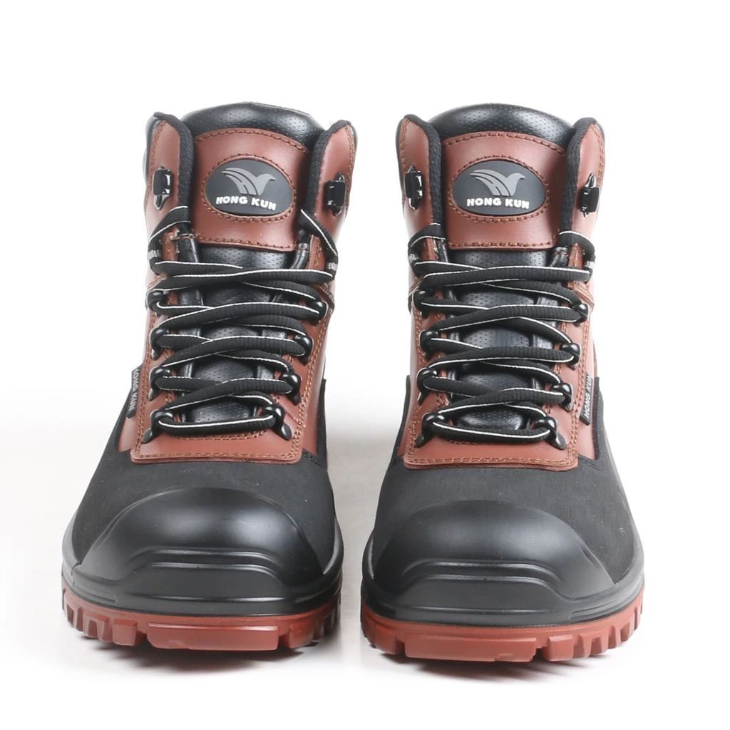 Manufacturer Supply industrial waterproof safety shoes boots anti slip secure boots shoes for work men