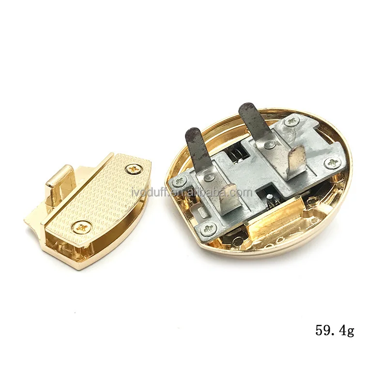 Handbag Lock Hardware Turn Lock Clasp Metal Twist Lock For Handbag