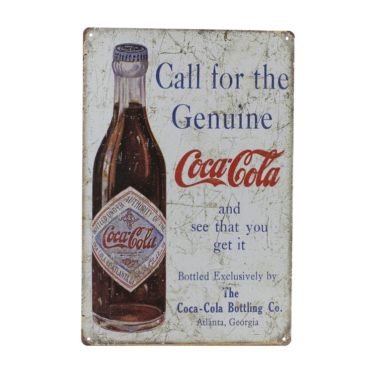 Недорогой винтажный жестяной металлический знак для украшения дома