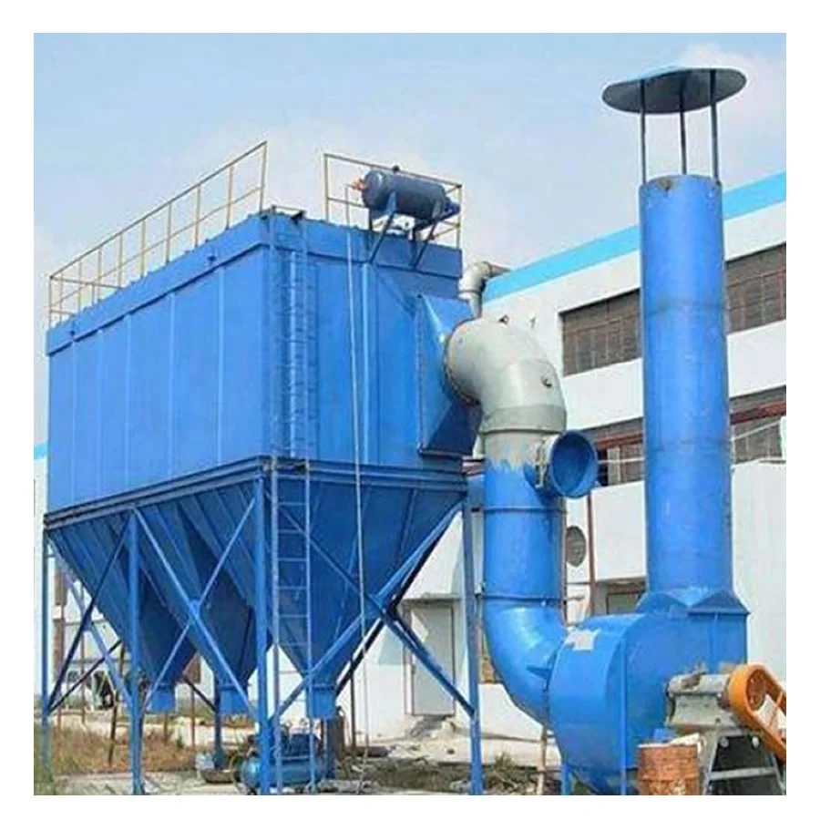 Air jet filter bag filter dust collector for rotary kilm