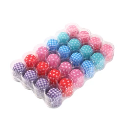 Cake cup liners pure  solid color  in PVC tube factory price