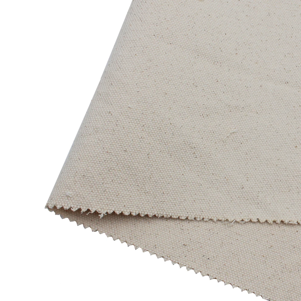 24 oz 24oz 100% cotton material canvas grey greige fabric for tent shoes bags making