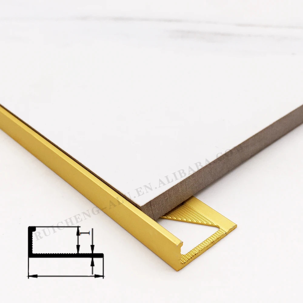 Tile Trim Edge Ceramic Tile Border Manufacturer Customized Aluminum For Ceramic Decoration