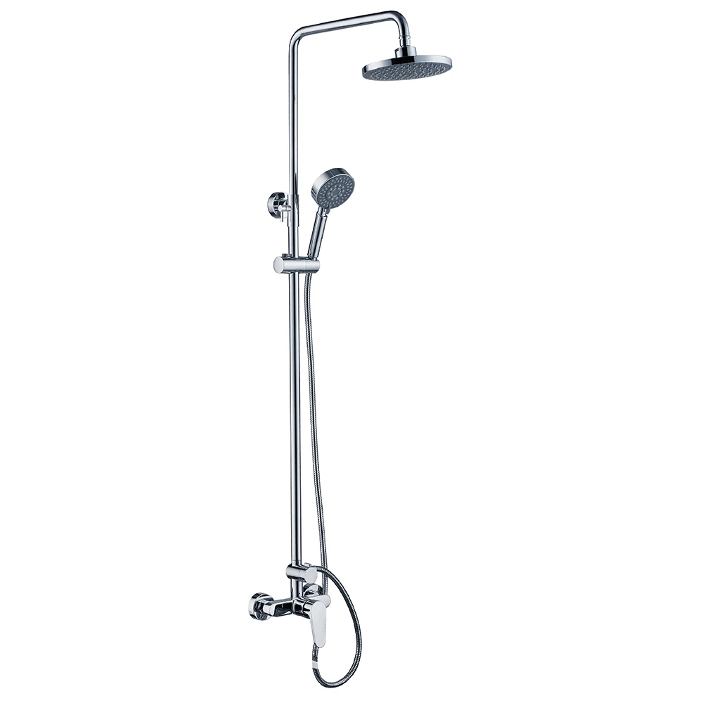 Hot and Cold Water Supply Bathroom Surface Wall Mounted Shower Mixer Taps