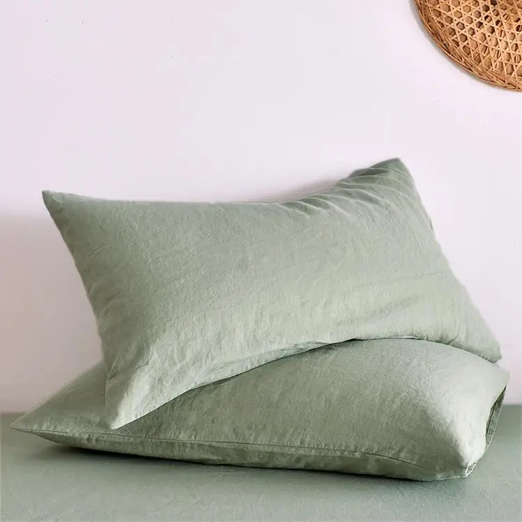 
Soft Advanced Solid Color Luxury King Size 4 Piece Sheet Sets Bedding 100% Linen Bedsheet Luxury Bedding Sets 