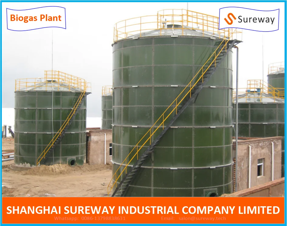 Cstr Anaerobic Reactor Tank Biogas Plant