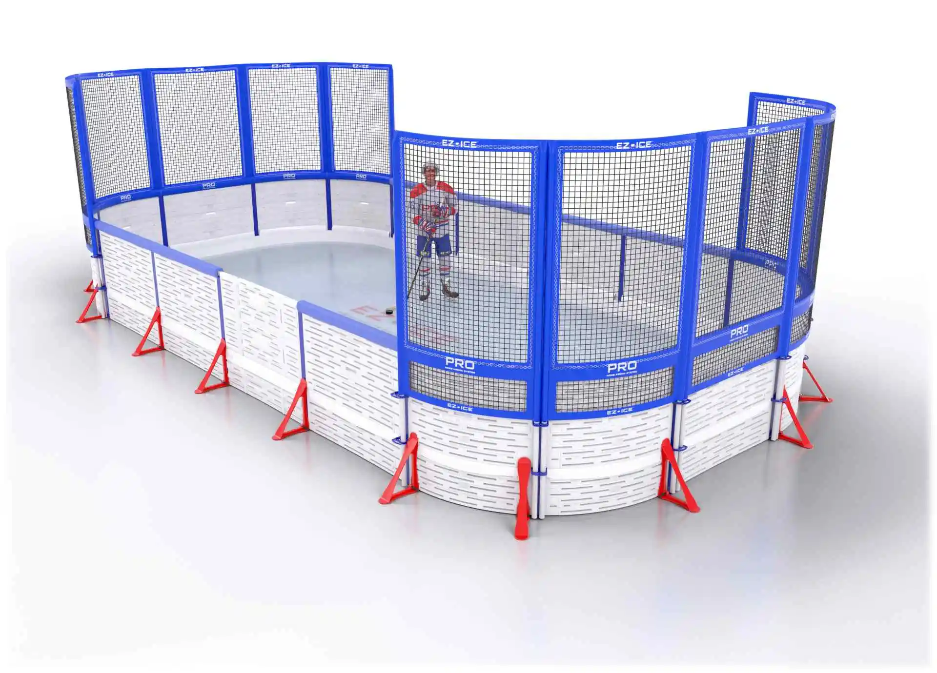 HDPE забор для ледового катка роликовые хоккейные доски продажи
