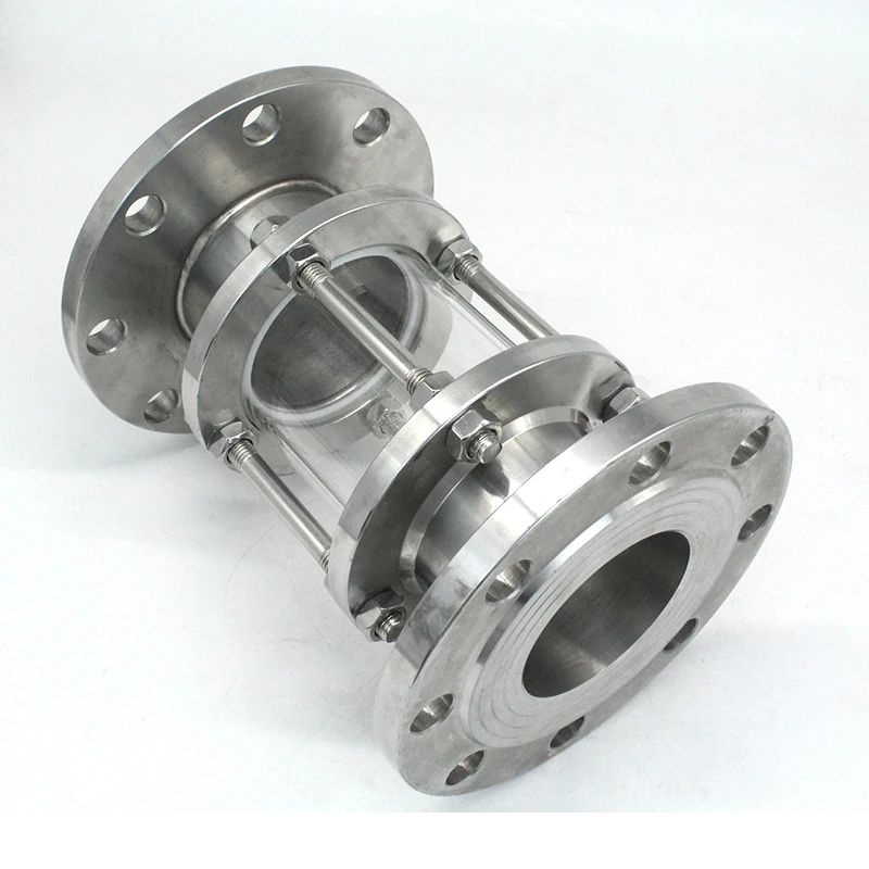 High Quality  Sanitary Pipeline Welded Sight Glass Flange Thread tri-clamp Sanitary Stainless Steel Quick-install Sight Glass