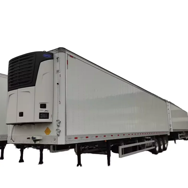 40FT REEFER SEMI-TRAILER SPECIFICATION thermo king cooling machine and carrier cooling machine