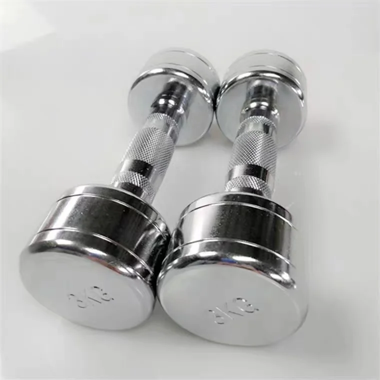 Gym Accessories Dumbbells 1KG increased weightlifting Chrome Dumbbell Set