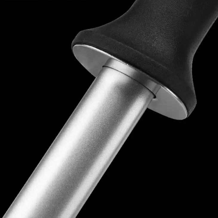 12inch High Quality Stainless Steel Knife Sharpener Diamond Sharpening Rod Stick with Oval PP