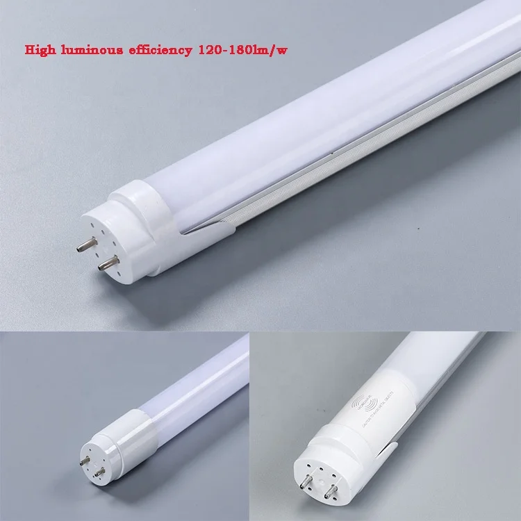 High lumen 60cm 120cm glass led tube lamp bulb 4ft 6500k 12w 18w 36w 1.2m integrated t8 led tube 4ft 18W for led replacement
