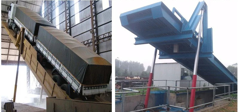 Large Telescopic Hydraulic Cylinder For Unloading Platform Usage