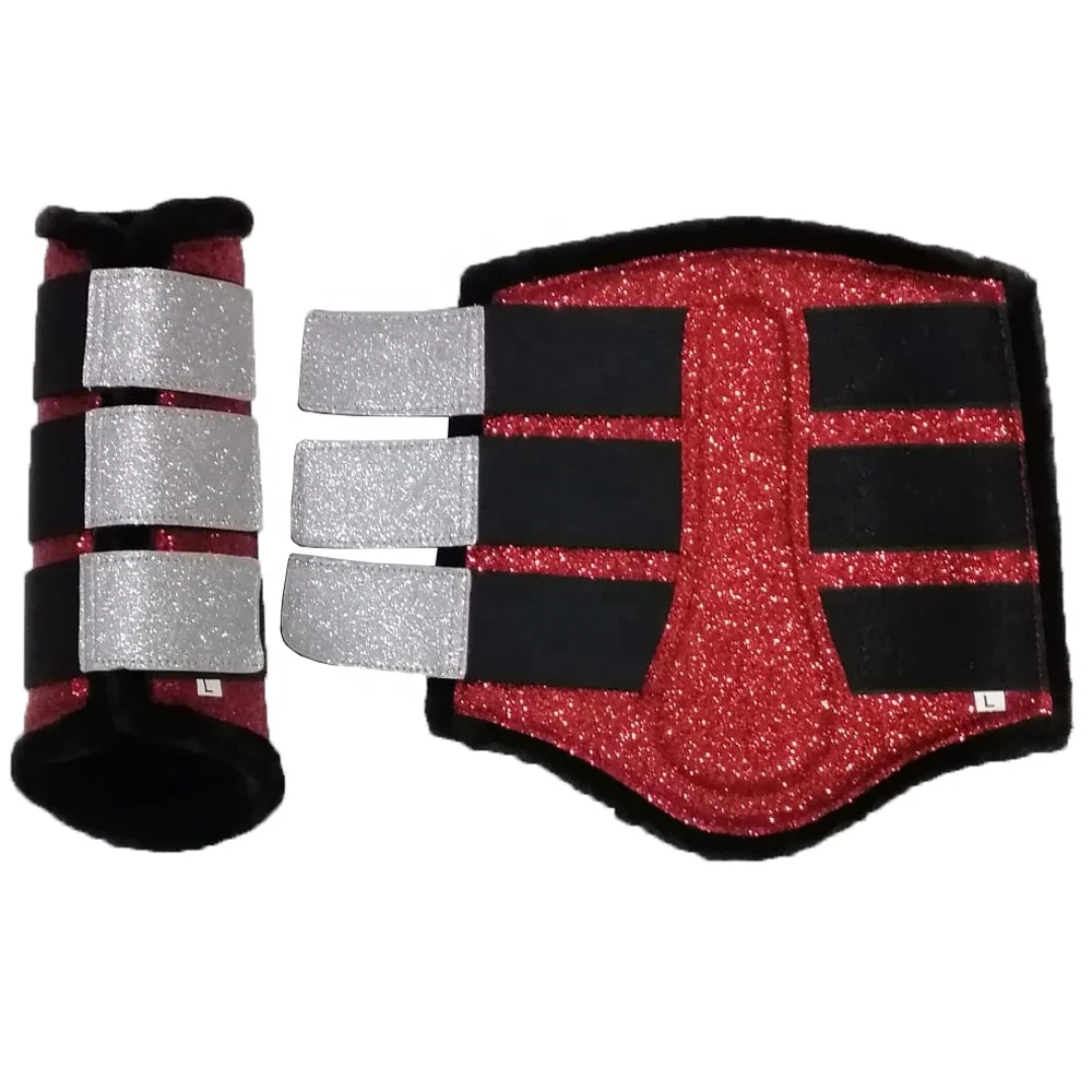 
HORSE BOOTS SPARKLY GLITTER BRUSHING BOOTS 