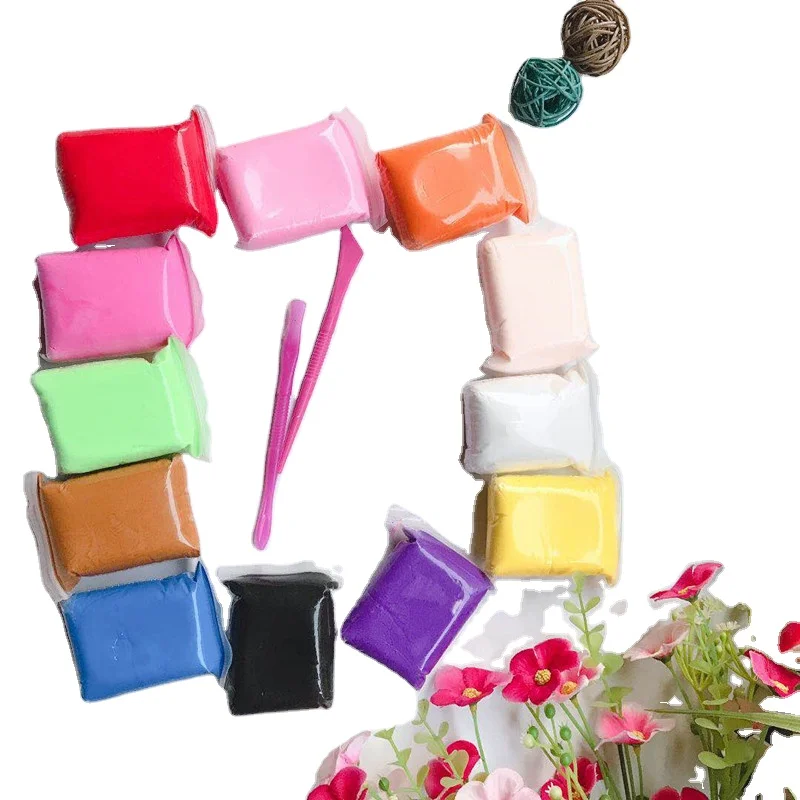 13g machines pack kids super light clay set candy bag super light clay plasticine School Stationery DIY Modeling Clay Air Dry