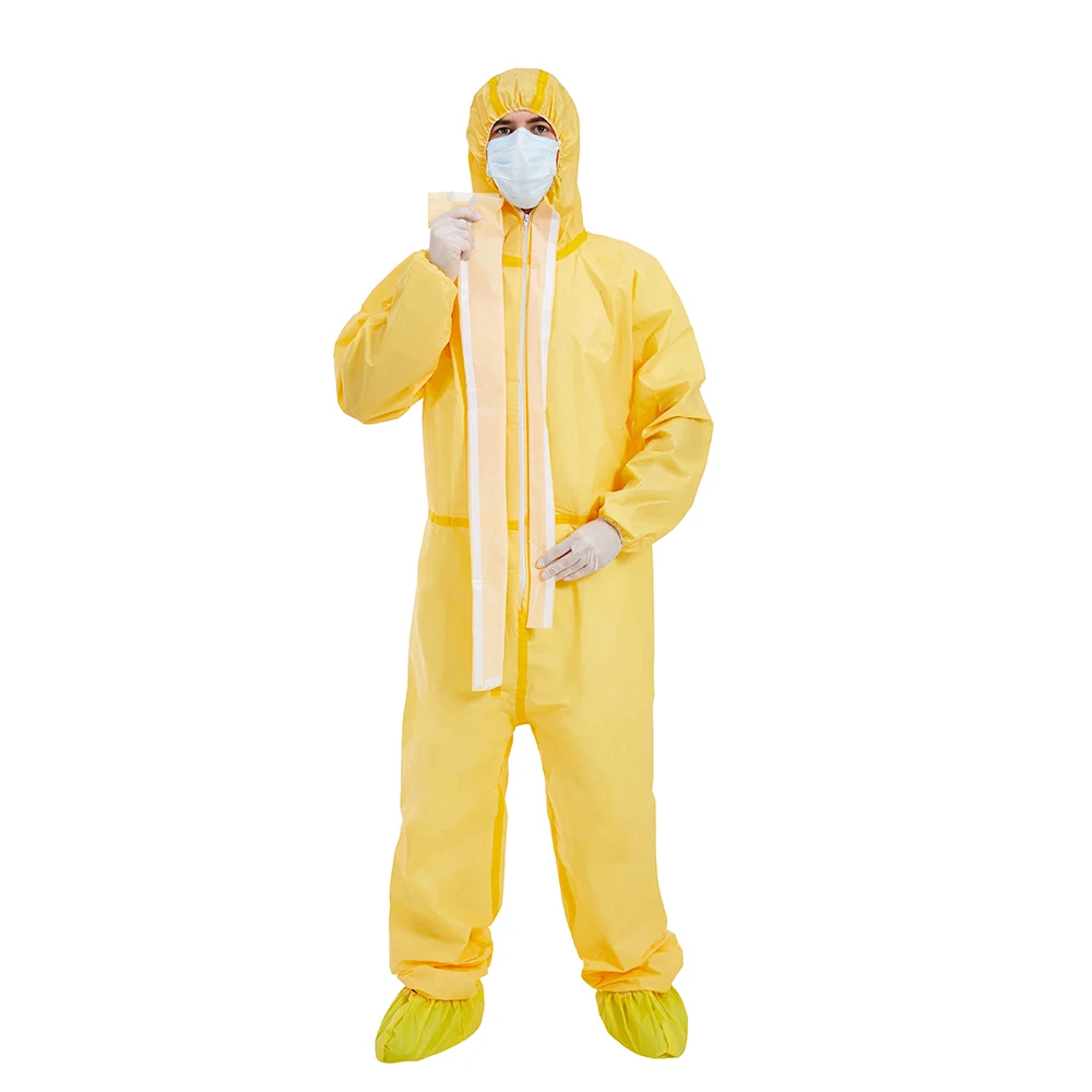 chemical resistant coveralls  Personal Protective Equipment Chemical Protection Clean Room disposable coverall protection
