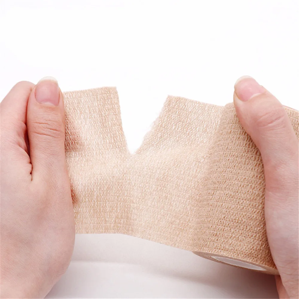 Self Adherent Cohesive Bandages First Aid Tape Elastic Self Adhesive Tape Vet Wrap for Cat, Dog
