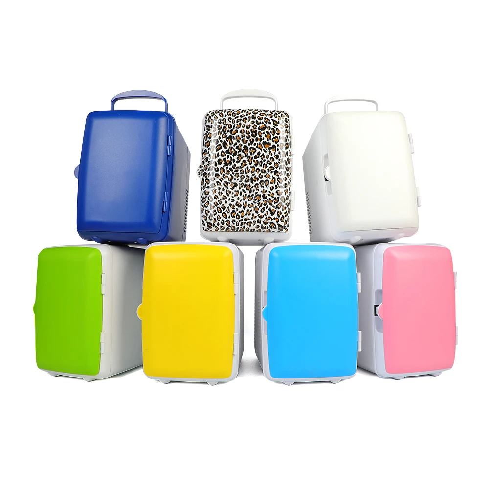 4-литровый 6 Can 12 вольт rv мини-холодильник портативный мини-автомобильный холодильник для личного холодильника ac/dc