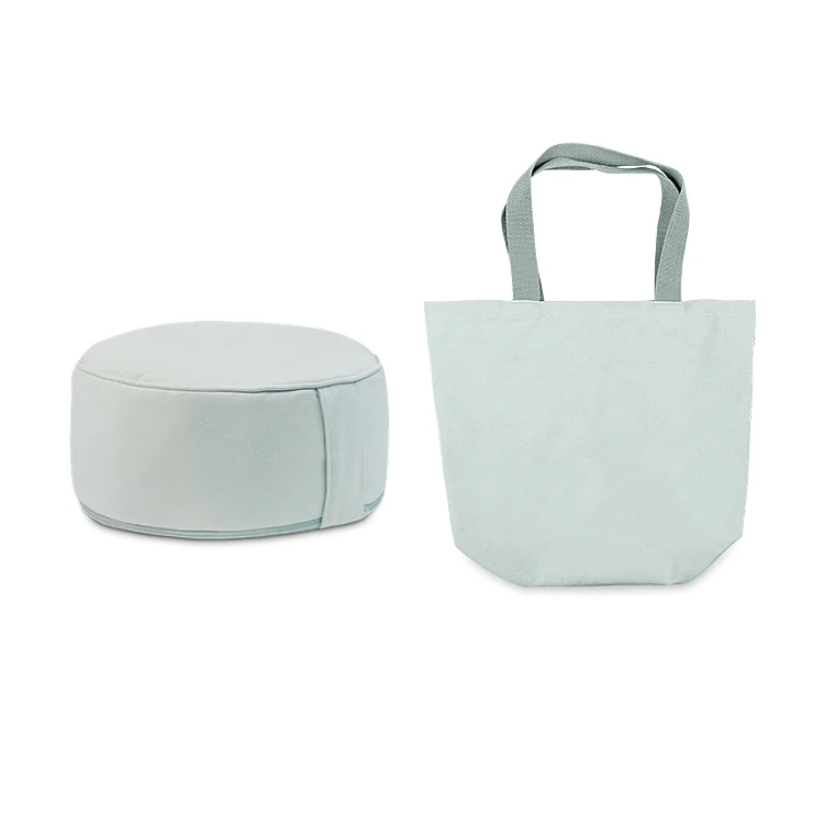 Natural Organic Eco Friendly 100% Cotton Zabuton Cushion Zafu Meditation Set