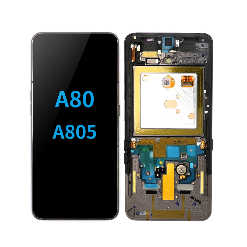 Китайский поставщик, Оригинальные запасные части для телефона Samsung Galaxy A80, Восстановленный ЖК-дисплей