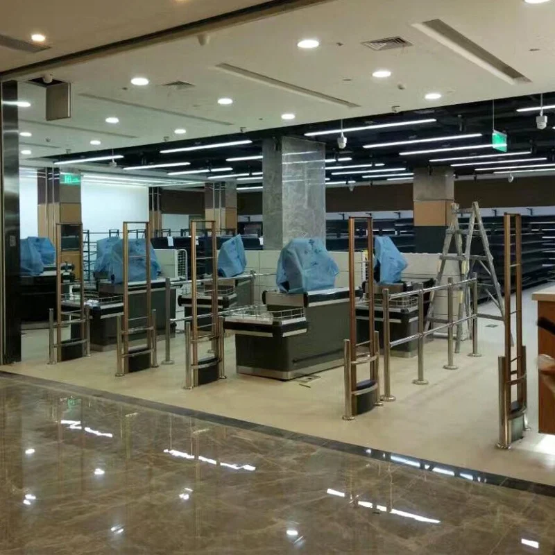 Dual anti-theft EAS security system 8.2mhz rf antenna seosor detectors