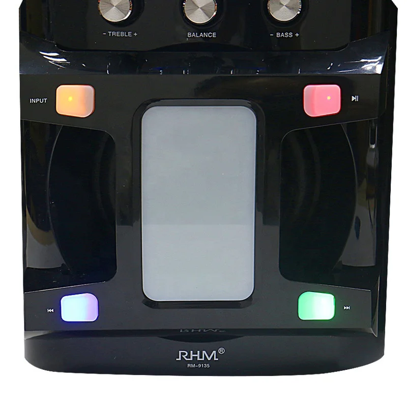RHM высококачественный 2,1 супер басовый динамик с диско-подсветкой