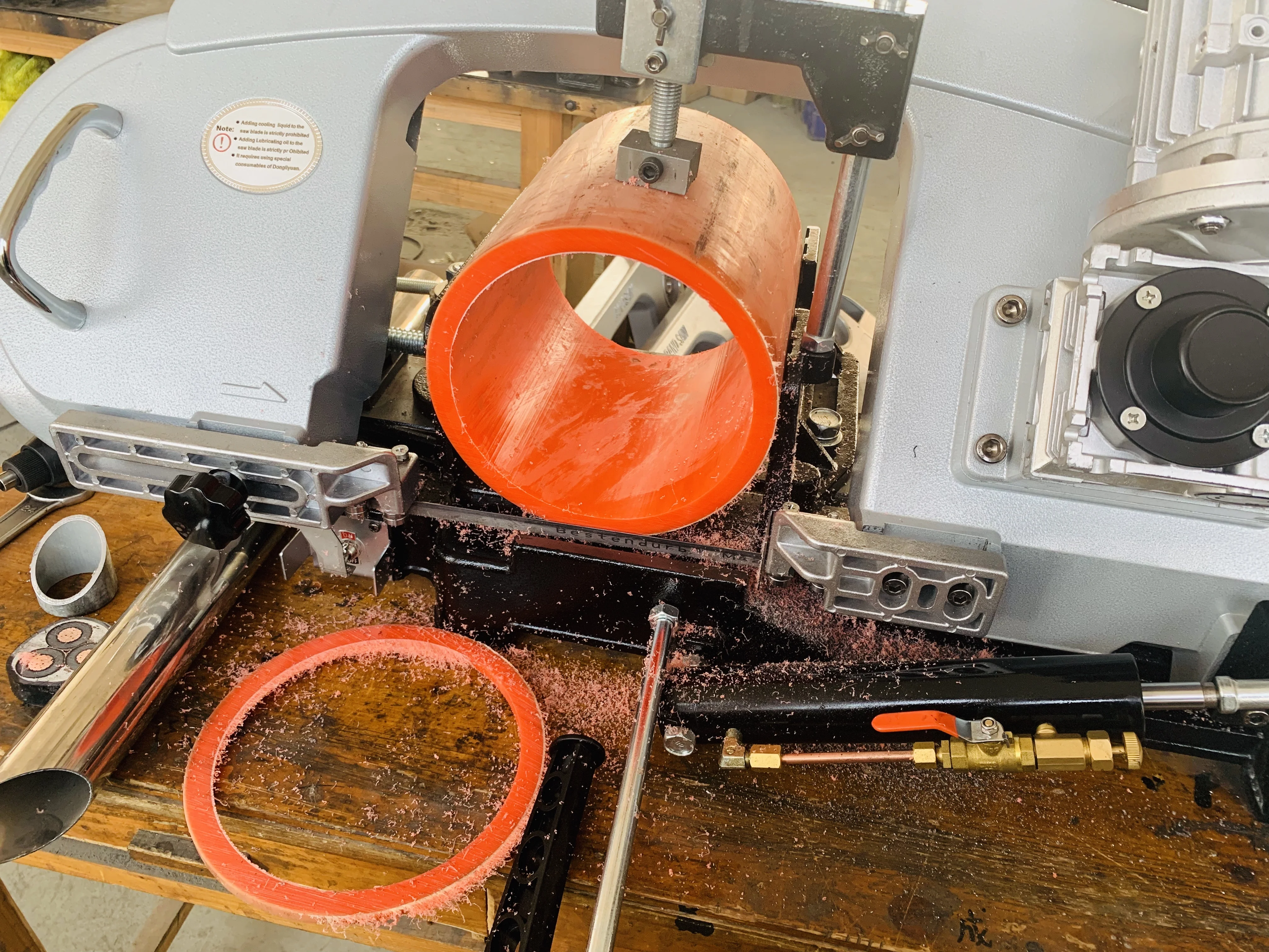 9in thin-wall pipe woodworking table saw metal band saw machine