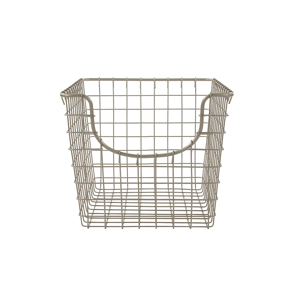 Stainless Steel Storage Woven Mesh Basket Home Decorative Custom Mesh Basket