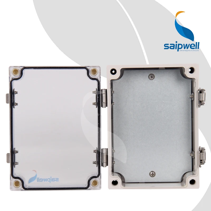 Saipwell/Saip  IP65 stainless steel buckle ABS/PC din rail control enclosure  DS-ATS-1217  plastic distribution box