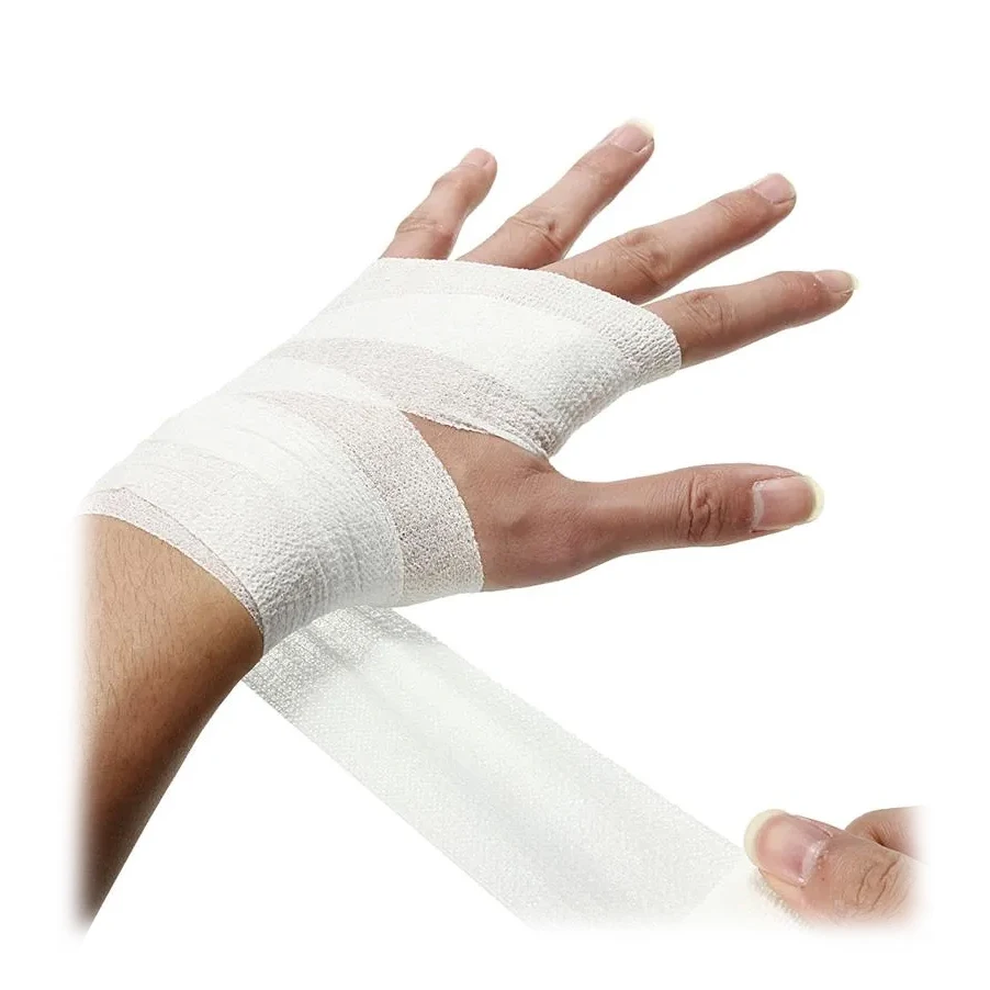 Protective Self Adhesive Tape Wrap Vet Non Woven Tattoo Grip 5cmx4.5m Medical First Aid Nonwoven Elastic Cohesive Bandage