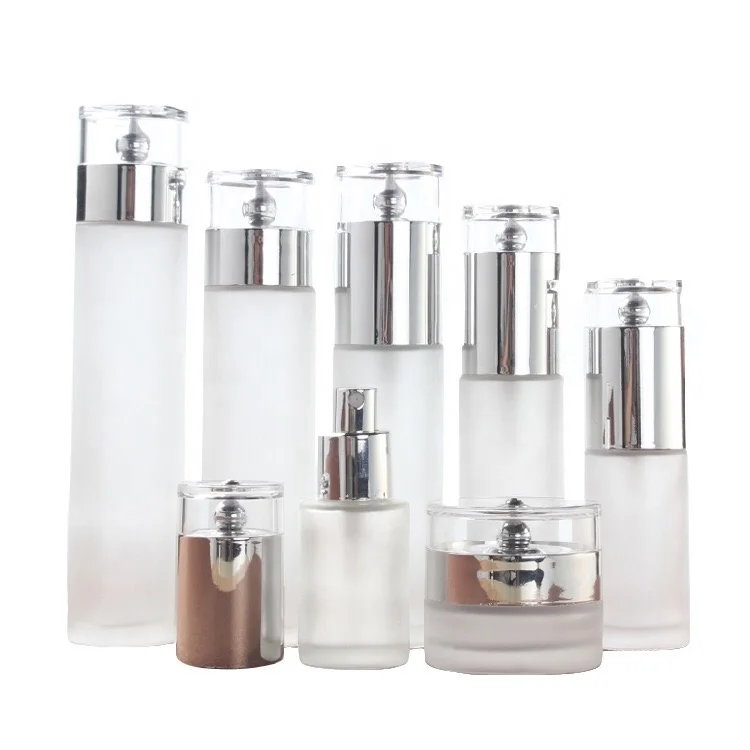 China 80ml 100ml 120ml Pearl White Cosmetic Bottle in Store