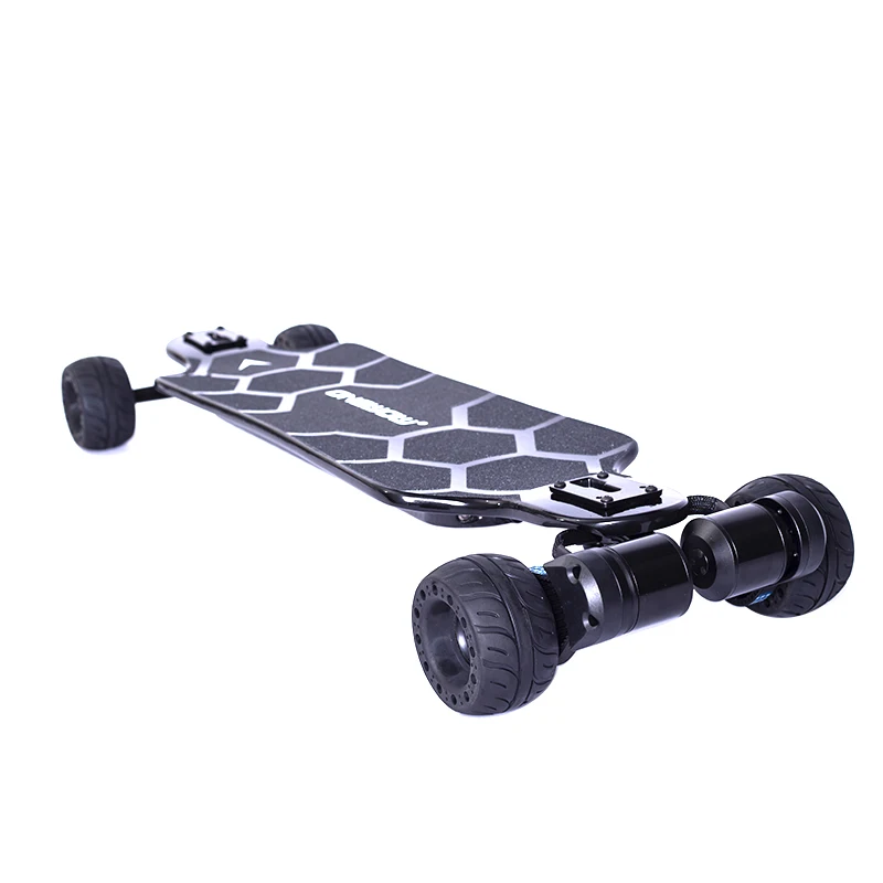High torque dural belt drive skateboard electric,new LCD remote control top speed 55kms/h electric skateboard